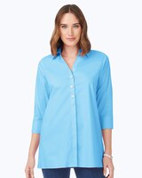 Foxcroft Pamela 3/4 Sleeve Solid Stretch Blouse thumbnail number 1
