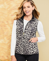 Reversible Animal Quilted Vest thumbnail number 1