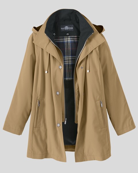 Fleet Street® Short Three-Season Raincoat