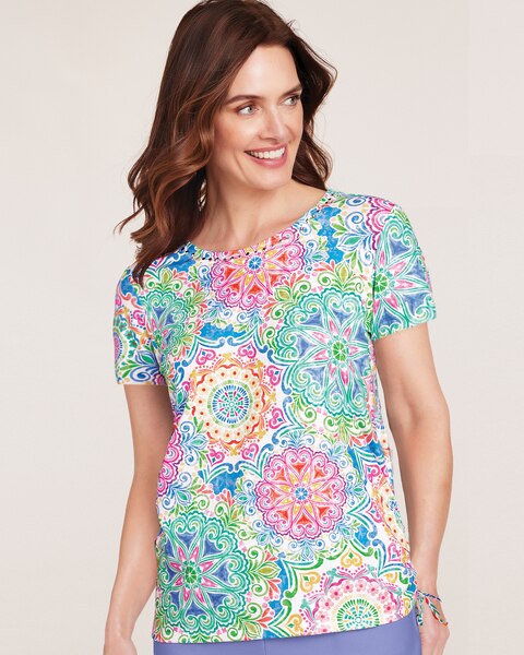 Alfred Dunner® Medallions Knit Top