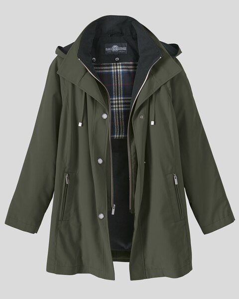 Fleet Street® Short Three-Season Raincoat