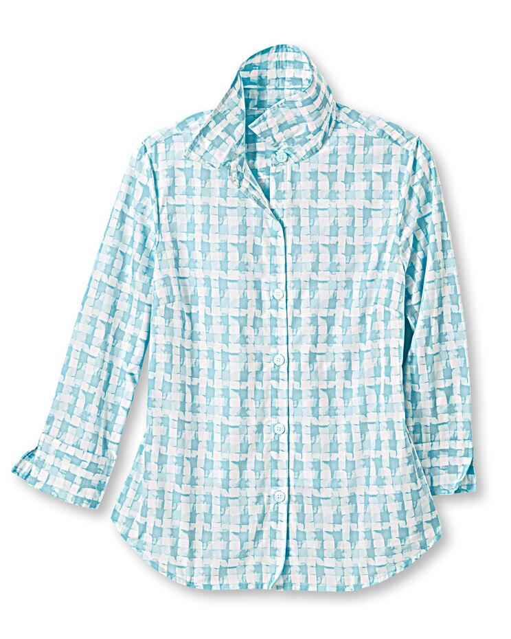 Painterly Gingham Shirt image number 2