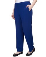 Alfred Dunner® Downtown Vibe Scuba Crepe Stretch Fit Short Length Pant thumbnail number 6