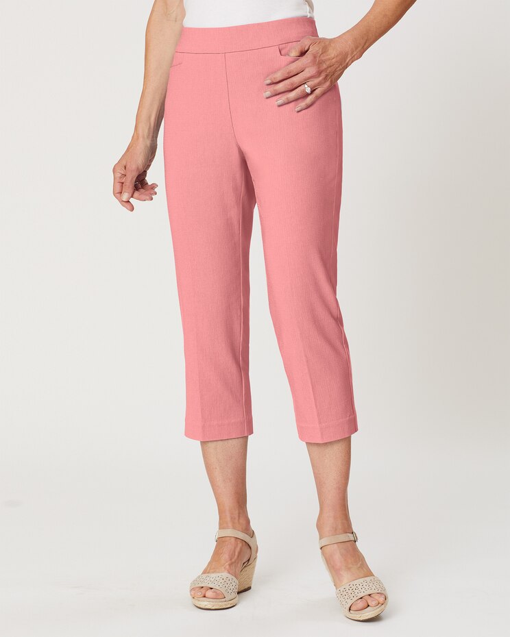 Slimtacular Textured Capri image number 1