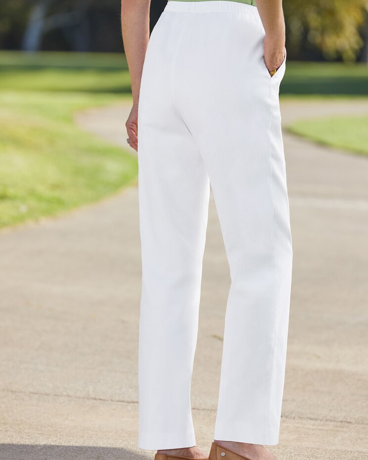 Favorite Poplin Pull-On Pants image number 2
