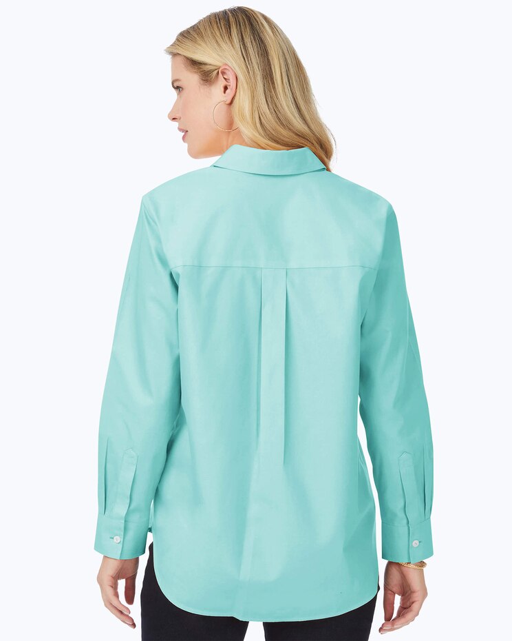 Foxcroft Boyfriend Long Sleeve Shirt image number 2