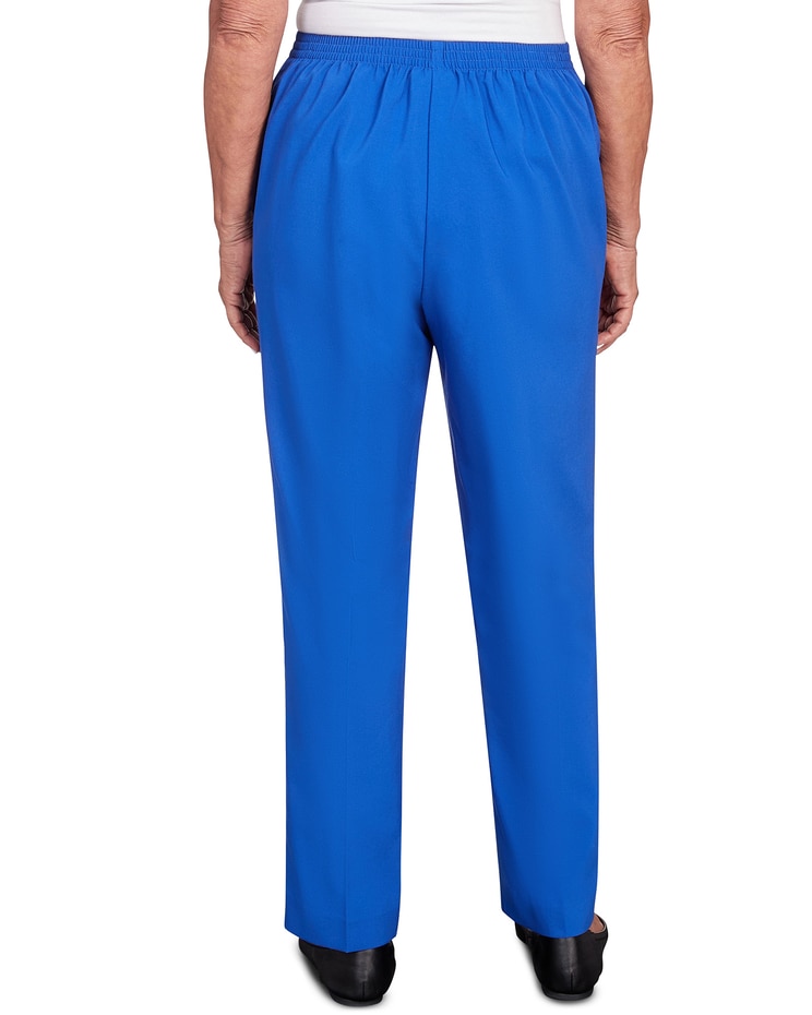 Alfred Dunner® Tradewinds Stretch Waist Short Length Pant image number 2