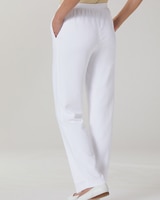 Textured Stretch Crepe Straight Leg Pull-On Pants thumbnail number 2