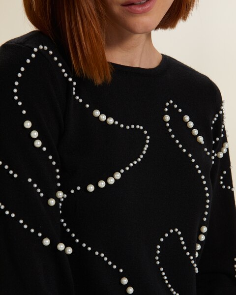 Pearl Swirl Sweater