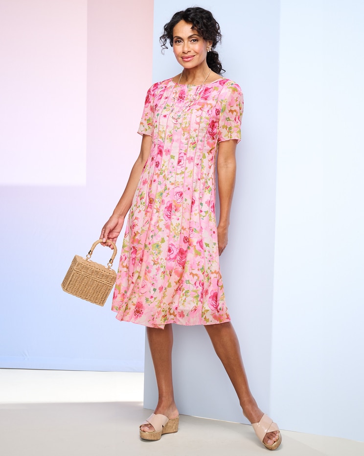 Bouquet Seamed Dress image number 1