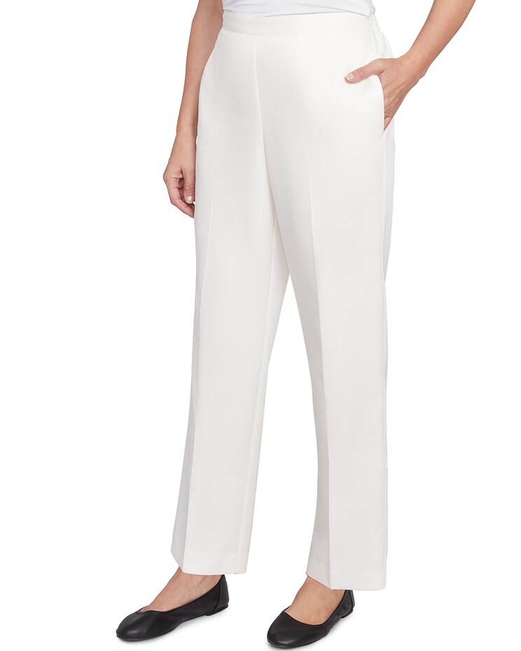 Alfred Dunner® Copenhagen Petite Side Pocket Elastic Pant image number 6