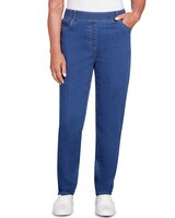 Alfred Dunner® In Full Bloom Dark Wash Denim Average Length Pant thumbnail number 1