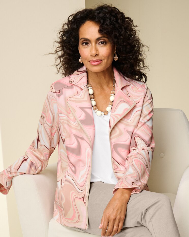 Marbelous Print Jacket image number 1