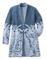 Winter Dream Open Front Sweater by Picadilly thumbnail number 3