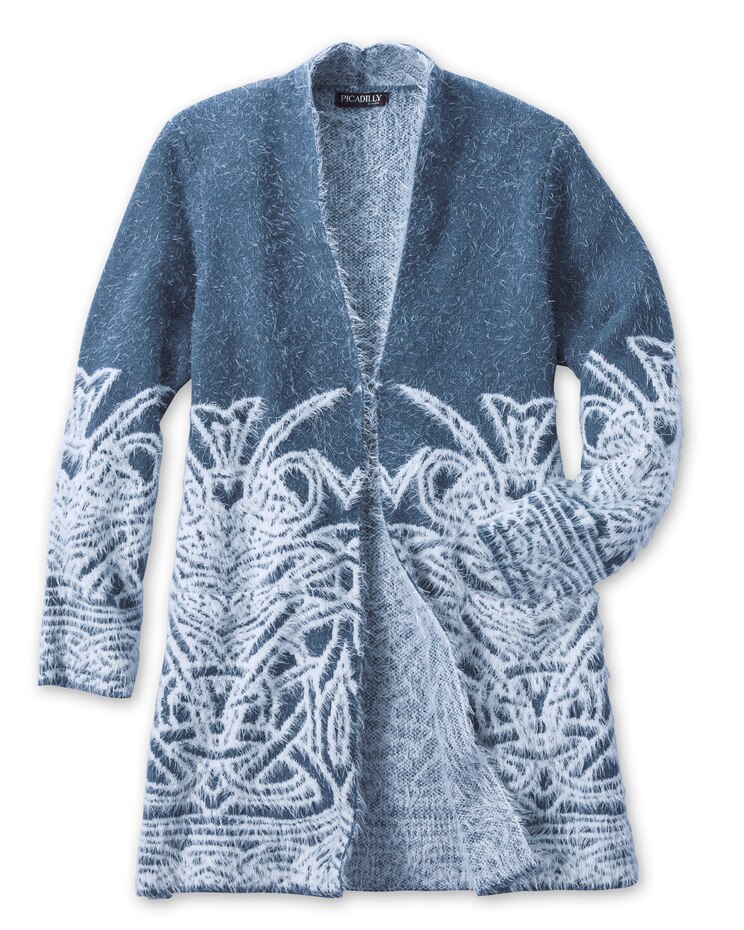 Winter Dream Open Front Sweater by Picadilly image number 3