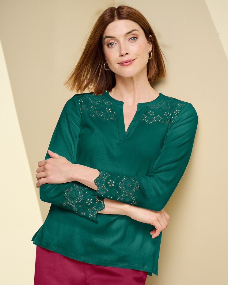Everlasting Eyelet Tee image number 1