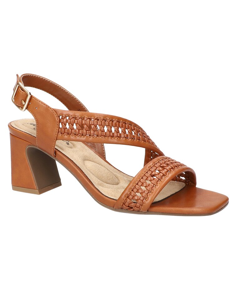 Easy Street® Rowan Square Toe Block Heel Sandals image number 1