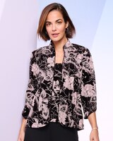 Shadow Floral Twin Set by Alex Evenings thumbnail number 1