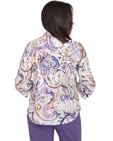 Alfred Dunner® Charm School Drama Paisley Top thumbnail number 2