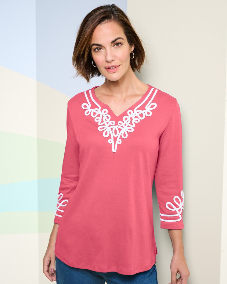 Soutache Swirl Tunic image number 1