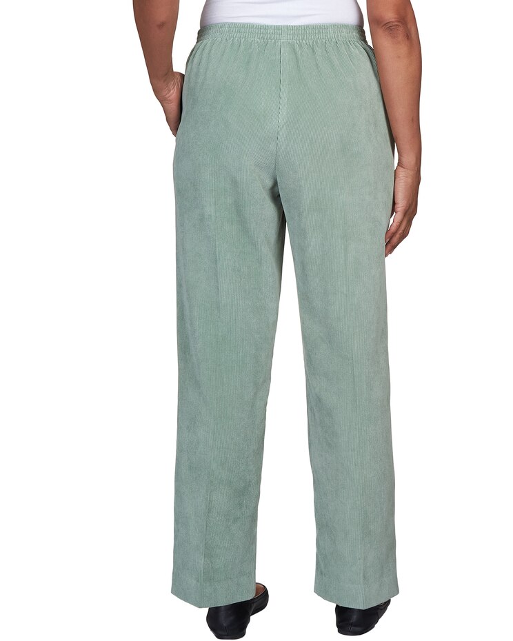 Alfred Dunner® St.Moritz Corduroy Regular Fit Short Length Pant image number 2