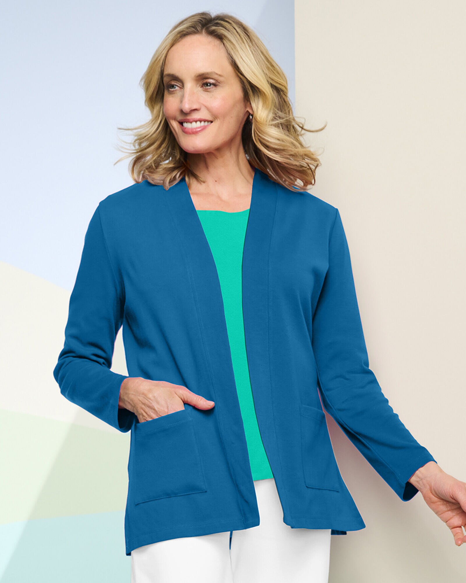 Soft knit cardigan shop