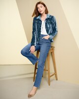 Crushed Velvet Jacket thumbnail number 2