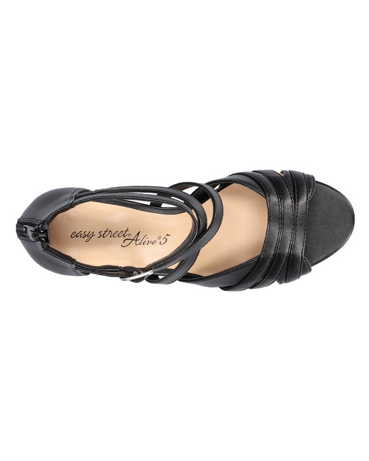 Easy Street® Crissa Platform Dress Sandals image number 4