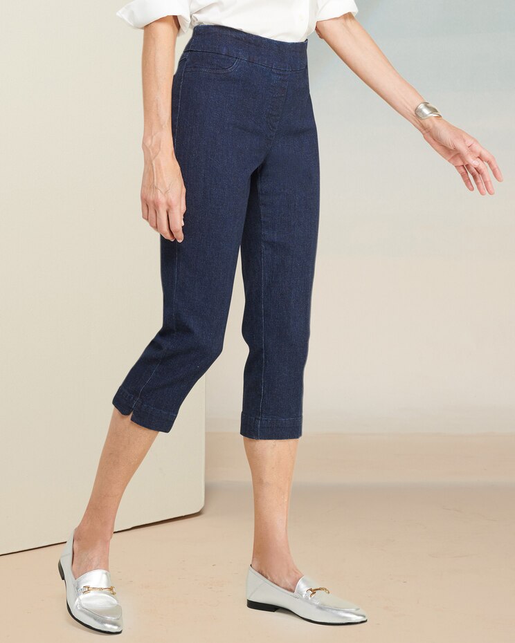 Slimtacular® Denim Capris image number 1