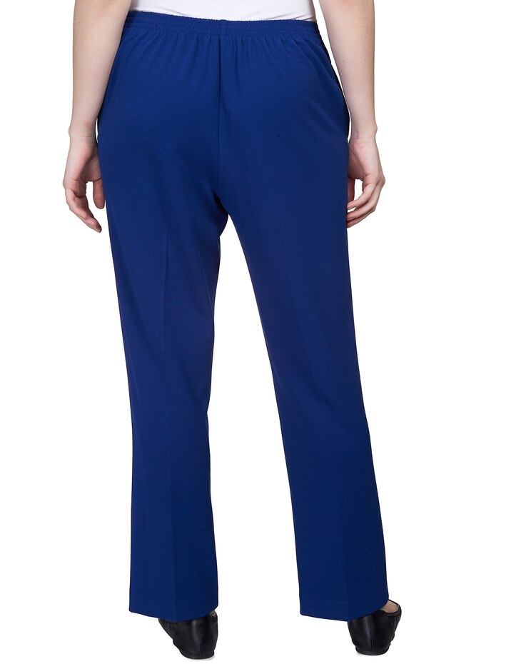 Alfred Dunner® Downtown Vibe Scuba Crepe Stretch Fit Short Length Pant image number 5