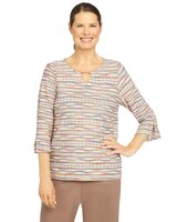 Alfred Dunner® Stonehenge Chenille Top thumbnail number 1