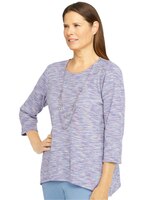Alfred Dunner® Victoria Falls Texture Knit Top thumbnail number 4