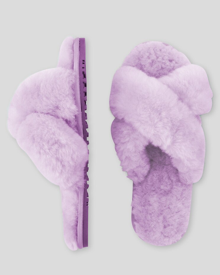LAMO Serenity Shearling Crisscross Slipper image number 1