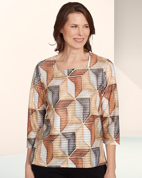 Stained Glass Tee by Alfred Dunner
