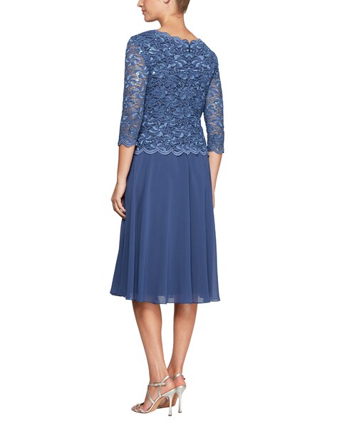 Tea-Length Mock Dress 