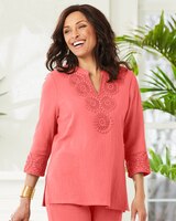Easy Breezy Crochet Tunic thumbnail number 1