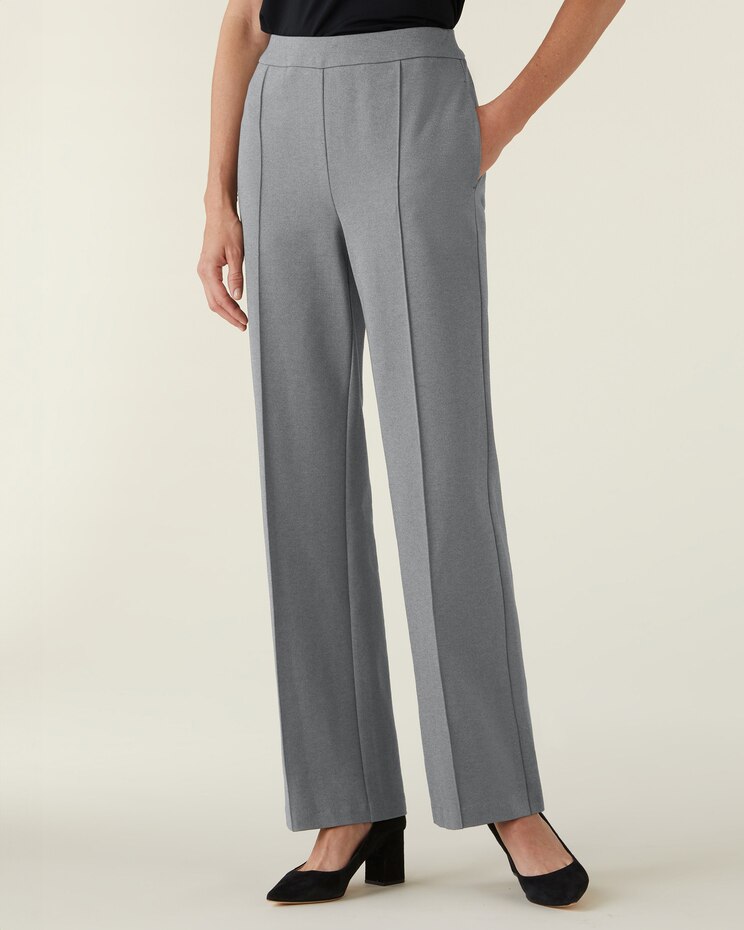 Slimtacular® Ponte Wide-Leg Pants image number 4