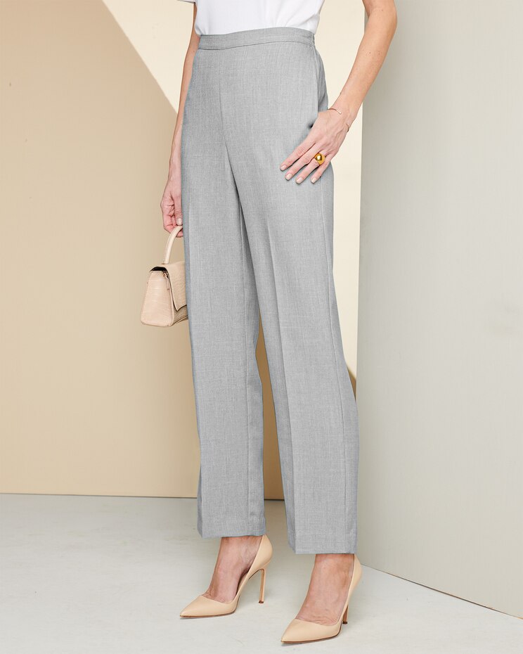 Alfred Dunner Textured Pull-On Pants image number 1