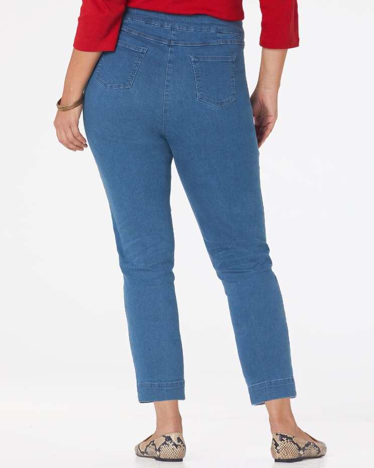 Slimtacular® Ankle Pull-On Denim Jeans image number 4