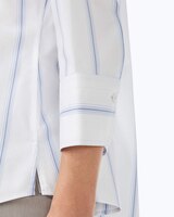 Foxcroft Mary 3/4 Sleeve Stretch Stripe Shirt thumbnail number 4