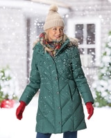 London Fog Long Down Coat thumbnail number 1