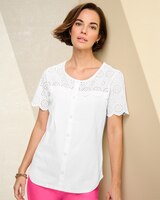 South Beach Eyelet Tee thumbnail number 1