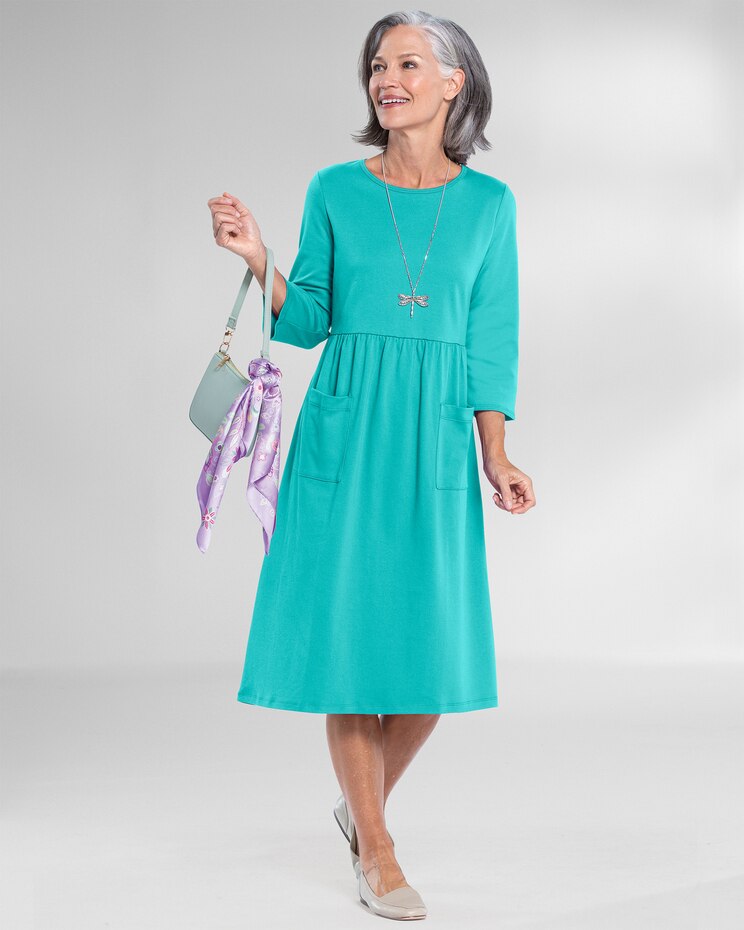 Boardwalk Knit Solid Weekend Dress image number 1