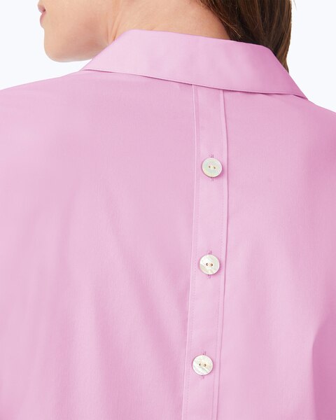 Foxcroft Pamela 3/4 Sleeve Solid Stretch Blouse