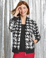 Houndstooth Sequin Jacket thumbnail number 1