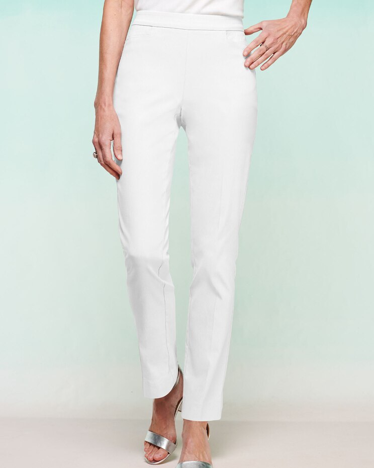 Slimtacular® Textured Tapered Pants image number 1