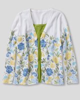 Zen Garden Floral-Print Cardigan thumbnail number 2