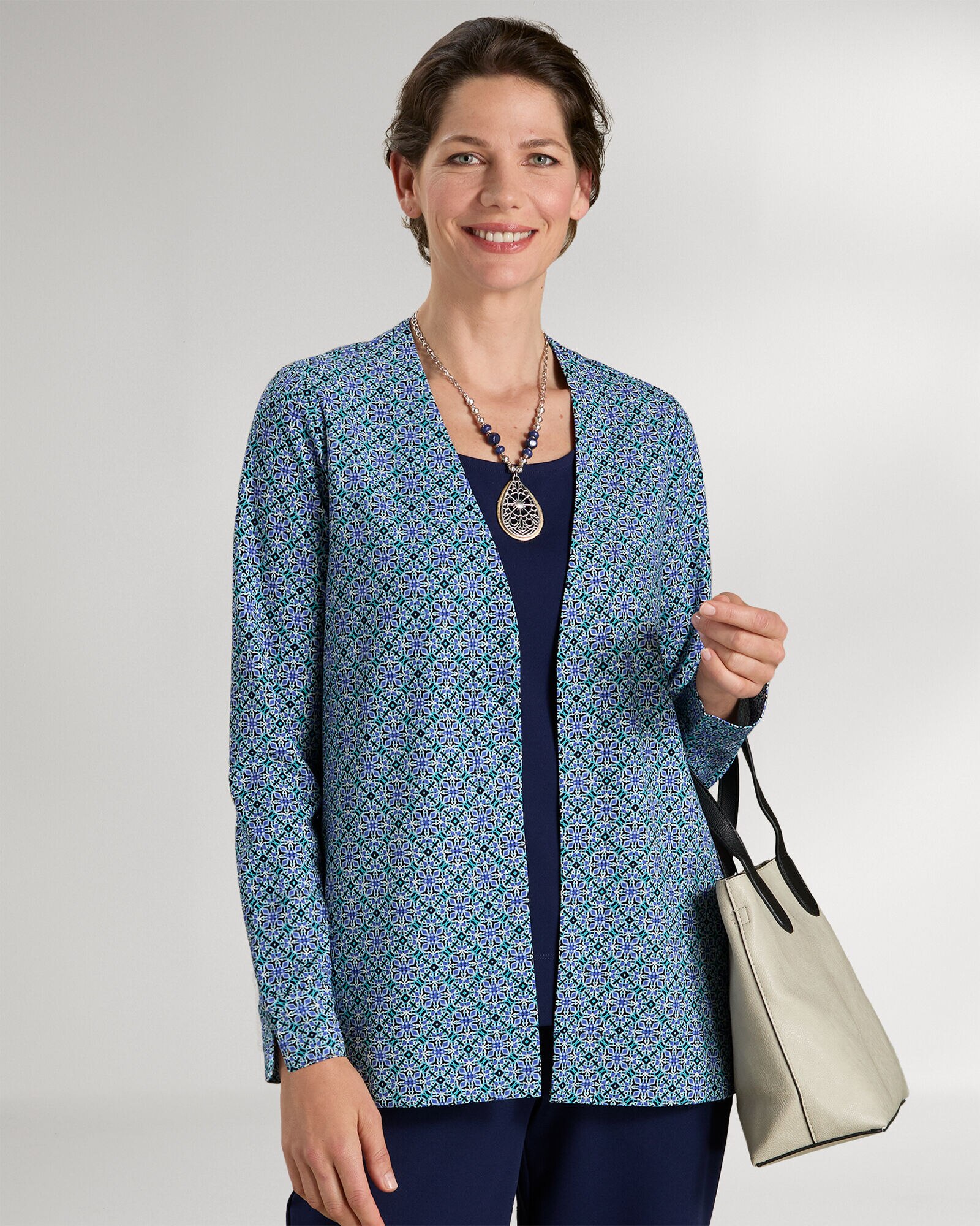 Norm Thompson Travel Knit Cardigan Draper s Damon s