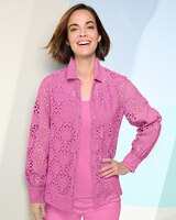 Scallop Eyelet Big Shirt thumbnail number 1
