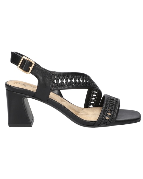 Easy Street® Rowan Square Toe Block Heel Sandals
